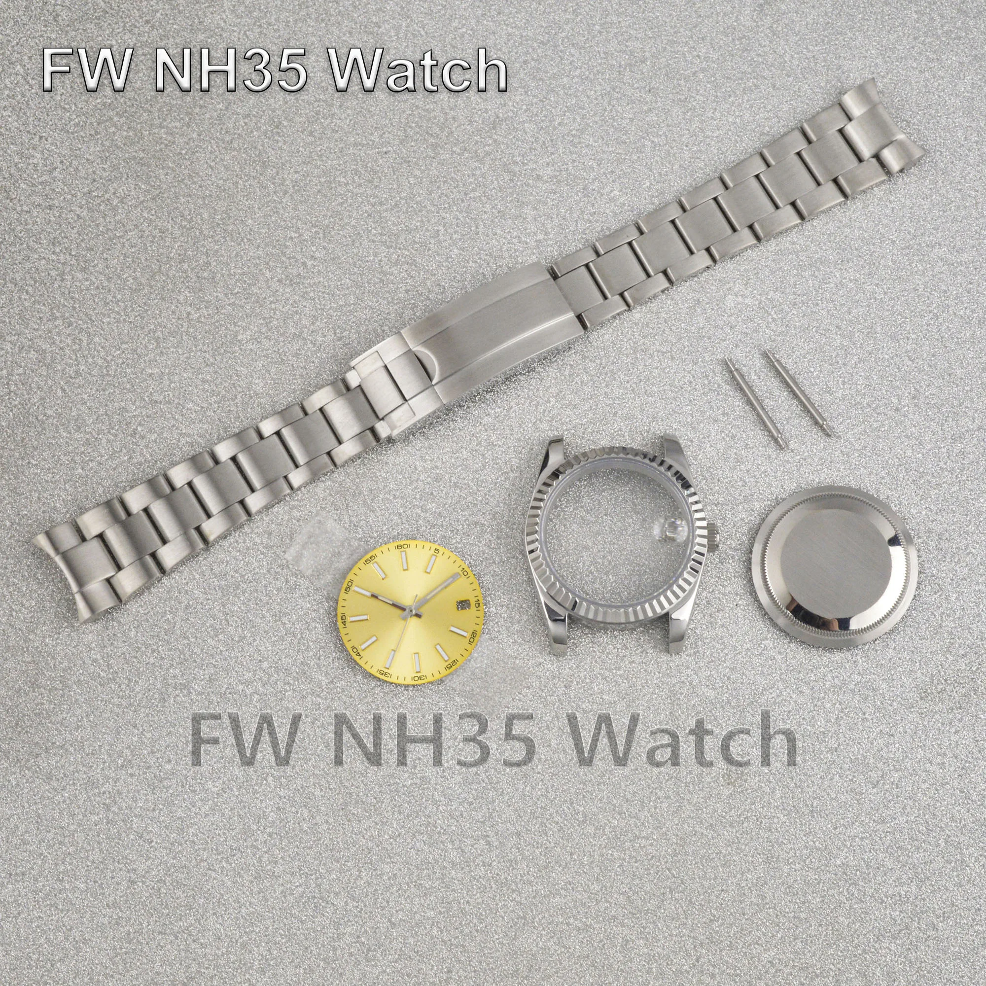 36mm/39mm NH35 Case for Datejust Series Watches Sapphire Glass Stainless Steel Case fit NH34/35/36 Movement modification Parts