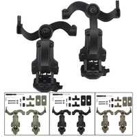 Free-Angle Tactical Helmet Rail Adapter Compatible with OPS Core ARC and Team Wendy M-LOK Rail for 5TH GEN Headset