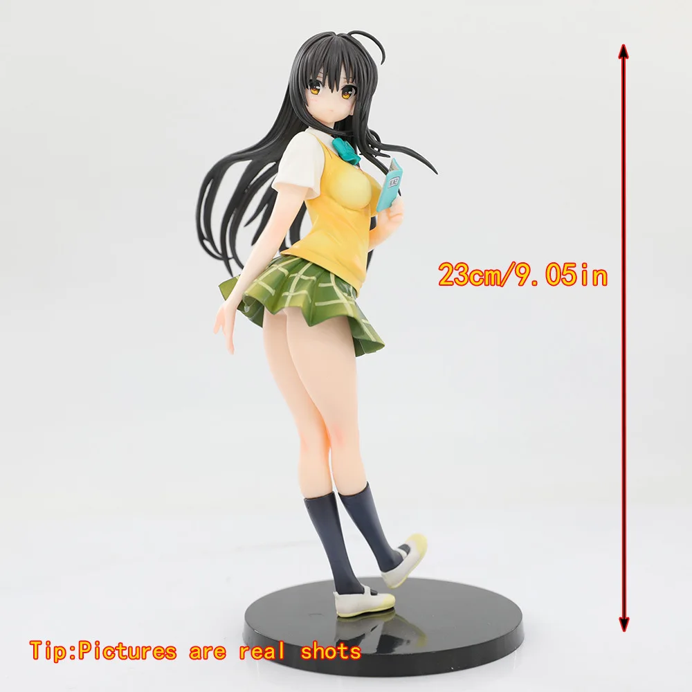 To LOVE Kotegawa Yui School Uniform Gk PVC Statue Action Figurine Scene Desk Display Collectible Anime Model Toys Figures Gift