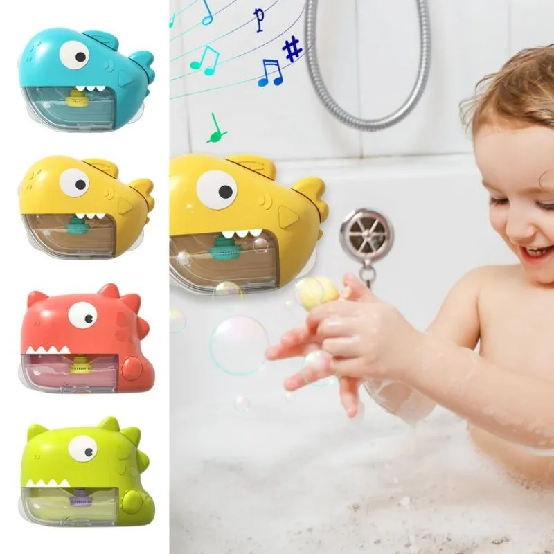Automatische bubbelbadmachine - Cartoon badkuip bubbelspeelgoed voor kinderen, geschikt voor kinderen van 3-5 jaar, leuk badtijdcadeau