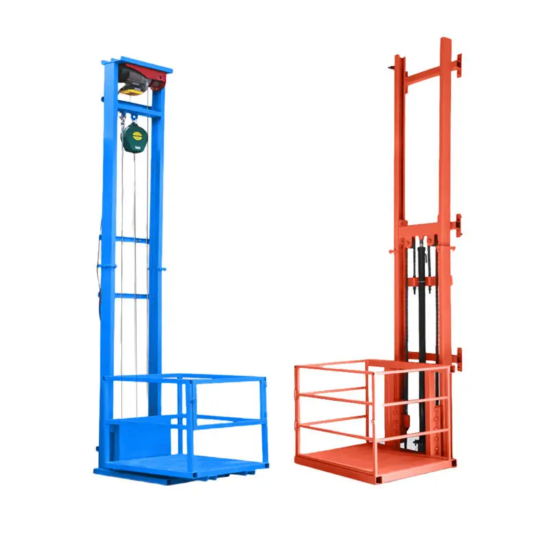 

2m 3m 4m 5m 6m 7m 8m Electric Hydraulic Warehouse Lift Freight Elevator Hydraulic Freight Lift Custom Sizes