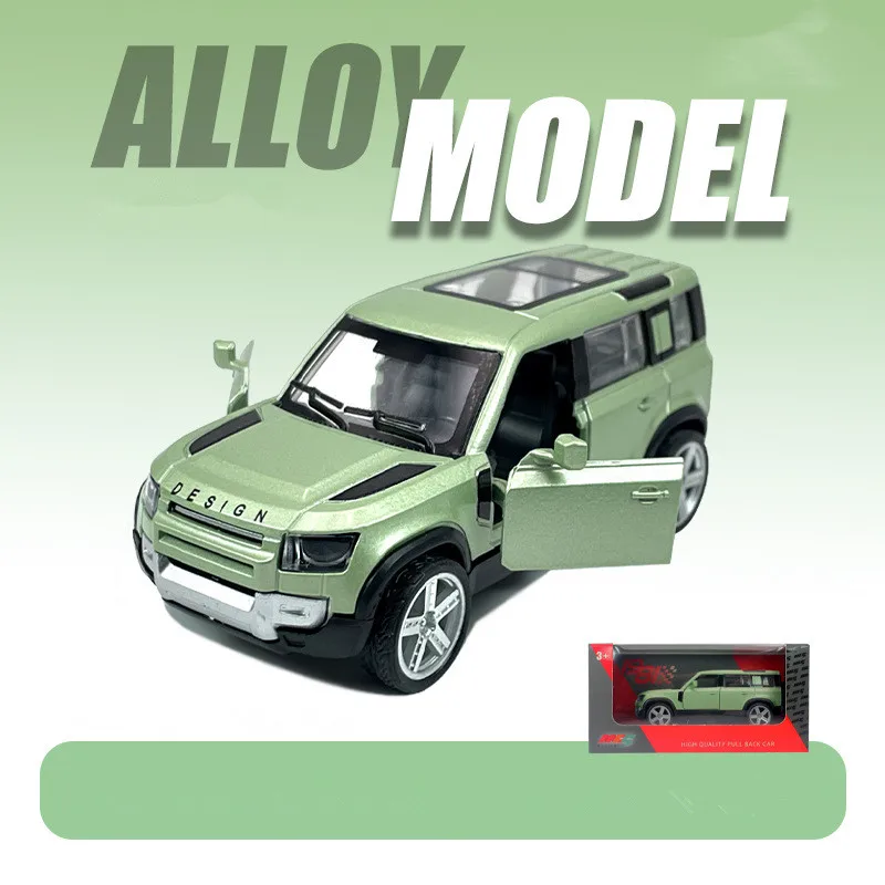 Alloy Pull Back 1:43 Defender Car Model,Double Door Model Ornament,Children's Toys,Hot Sale Free Shipping