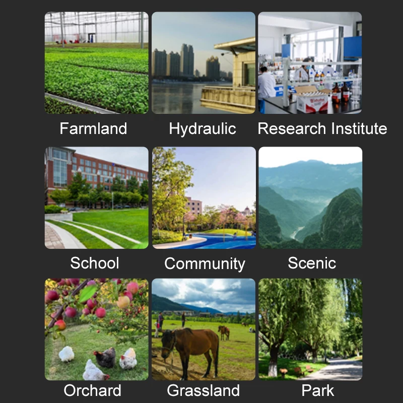 Monitoring Station System 4G Wireless With Solar PanelSmart Farm Agriculture Sensors Outdoor Weather Meteorological