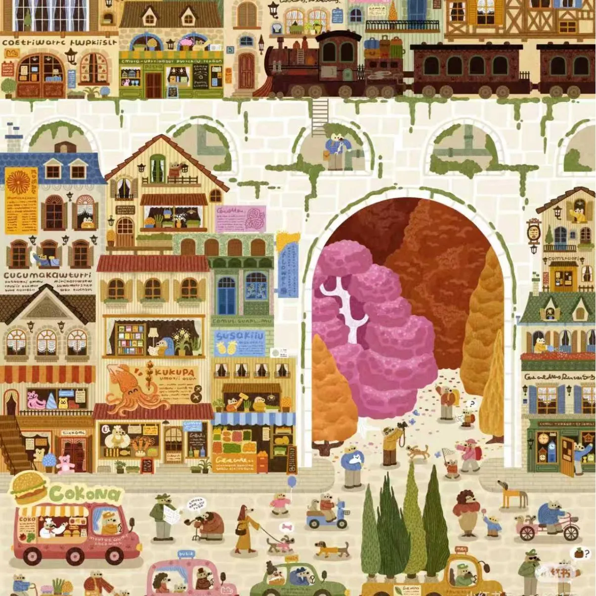 

Милый 3D-стикер в стиле французского коттеджа с видом на мост, DIY-набор для создания карманной сцены, праздничный подарок