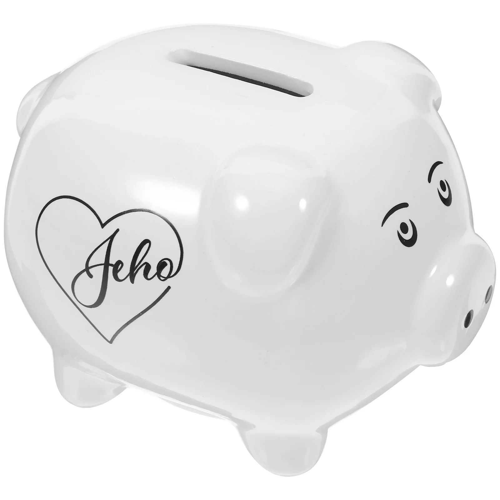 السيراميك الكرتون أصبع البنك لطيف خنزير تصميم عملة توفير جرة سطح المكتب حصالة للأطفال ديكور حصالة على شكل حيوان الفتيات خنزير ديكور #3