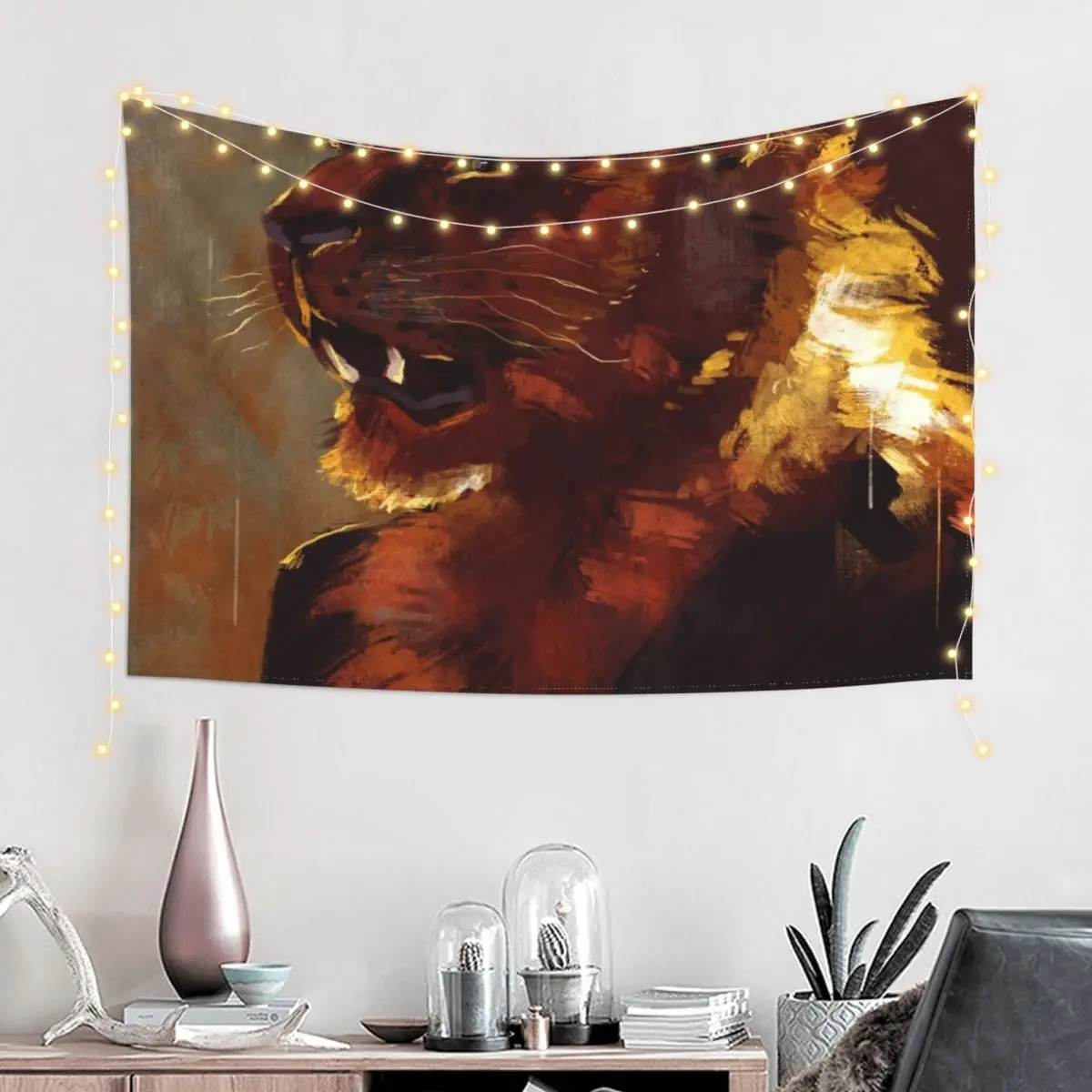 Dandy Lion Tapestry Decor For Room Mushroom Tapestry