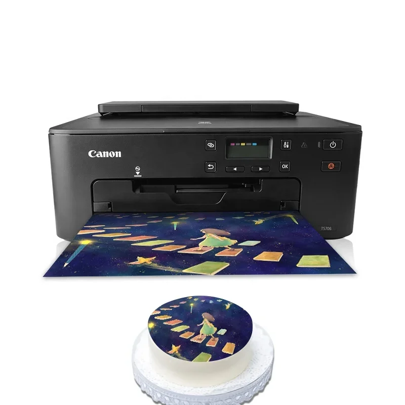 

Edible inkjet printer for Canon TS706 cake printing machine use PGI680 CLI681 edible ink cartridge machine wholesale