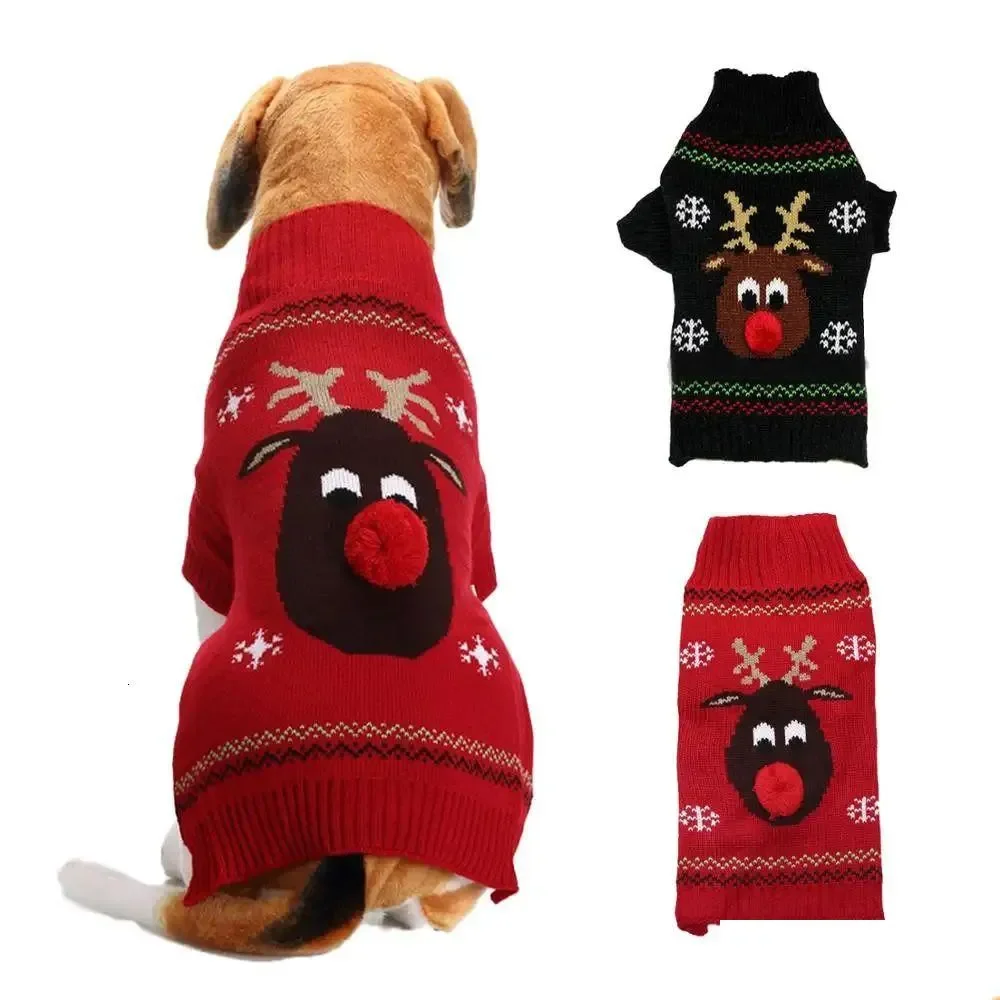 

Dog Sweaters Hoodies Christmas For Pets Small Medium And Large Clothing 241024 Drop Delivery Pet Supplies Apparel Otxbn