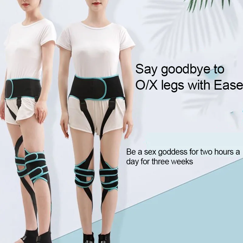 O/X-Type Leg Corrector Strap-Elasticity Leg straightener-Adjustable Bowed Knee Valgum Straightening Posture Corrector