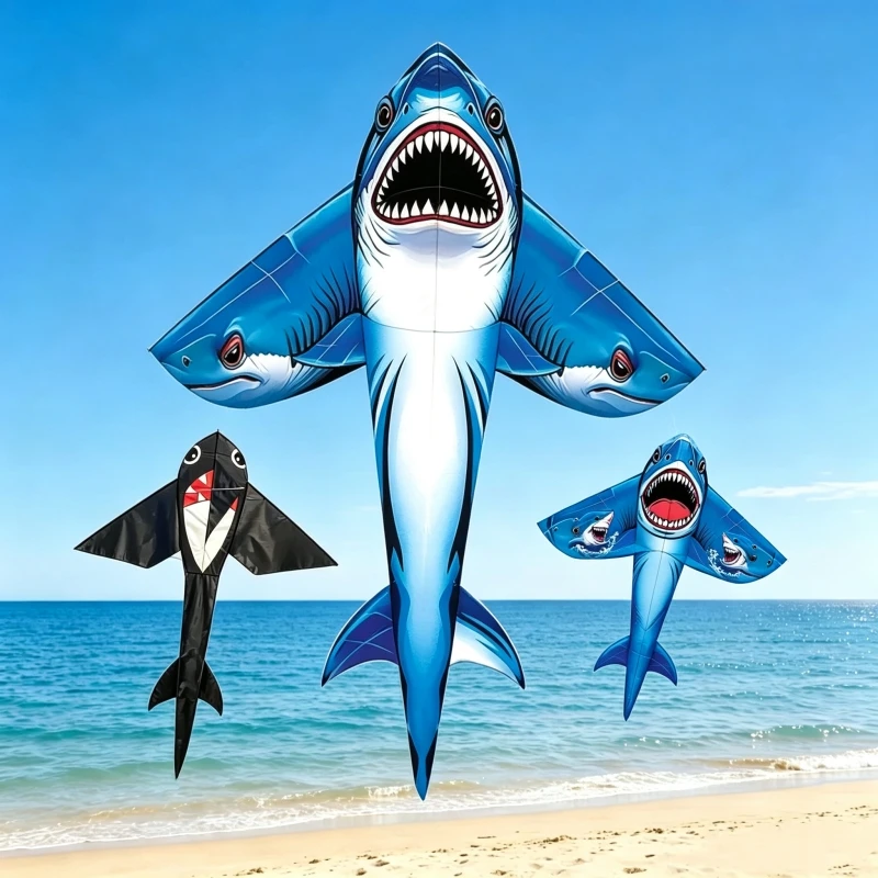 Shark Kite Fly dolphins kite nylon fabric whale kites factory weifang kites for adults kite line cartoon kite wind kites cometa