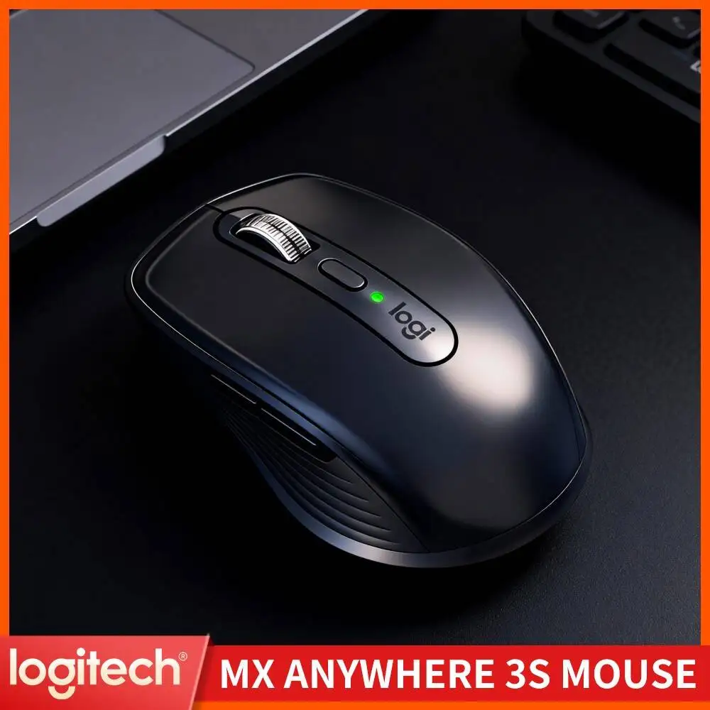 Logitech MX Anywhere 3S Wireless Mouse for UI/UX Designers High DPI Multi-OS Compatible