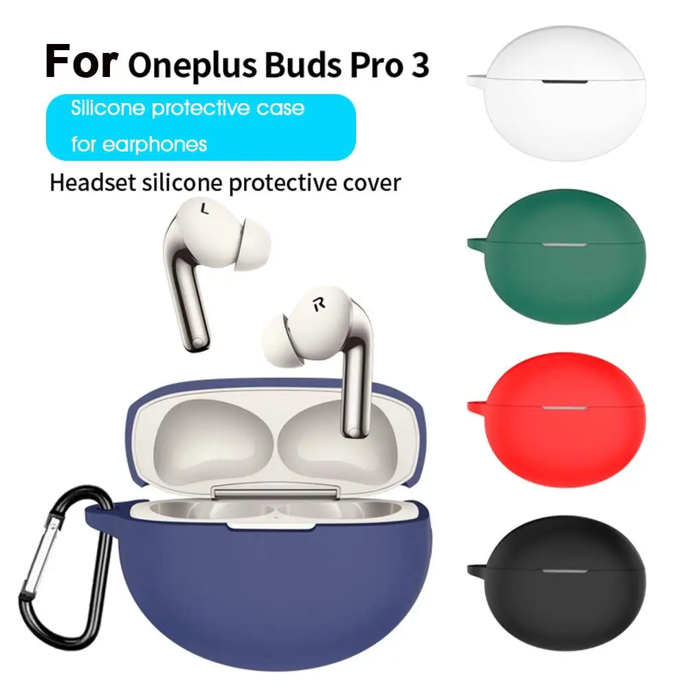 For Oneplus Pro3 Oneplus Buds Pro3 Earphone Cover Silicone Cover Dustproof Ear Case Silicone Case For Headphones F4C2