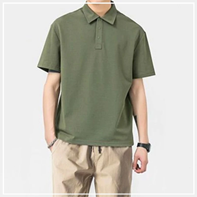 Colorful Youth Leisure Time Fashion Ventilate Solid Color Simplicity Versatile Refreshing Comfort Men\'s Polo Shirt Summer 2024