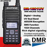 BAOFENG DR-1801UV DMR Digital Analog Walkie Talkie UV Dual Band Dual Time Slot 2Way Radios AES256 Long Range Communication Radio