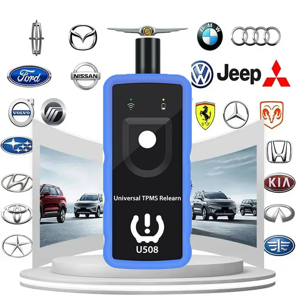 Universal Car TPMS Reset Tool U508 Car Tire Pressure Monitoring Sensor System Relearning Tool For Ford BMW Jeep  Opel Chevrolet