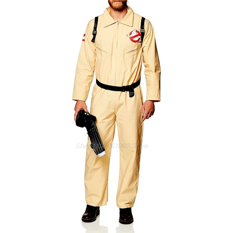 Ghost Busters Cosplay Anime Figuur Halloween Kostuums Voor Mannen Volwassen Speelgoed Ghost Busters Wapens Jumpsuits Carnaval Pakken Kleding