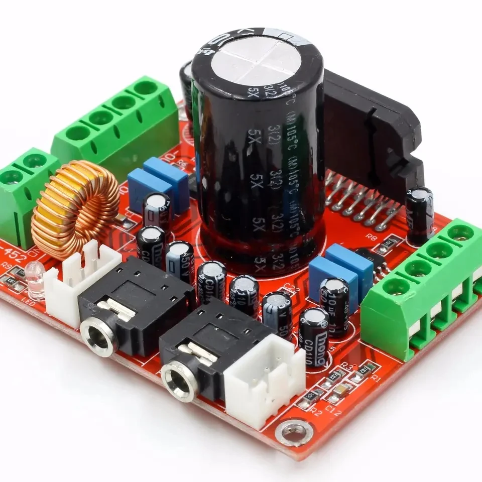 Fever Class TDA7850 Power Amplifier Board 4 Channel Car Power Amplifier Board Module DC 12V 4X50W with BA3121 Noise Reduction