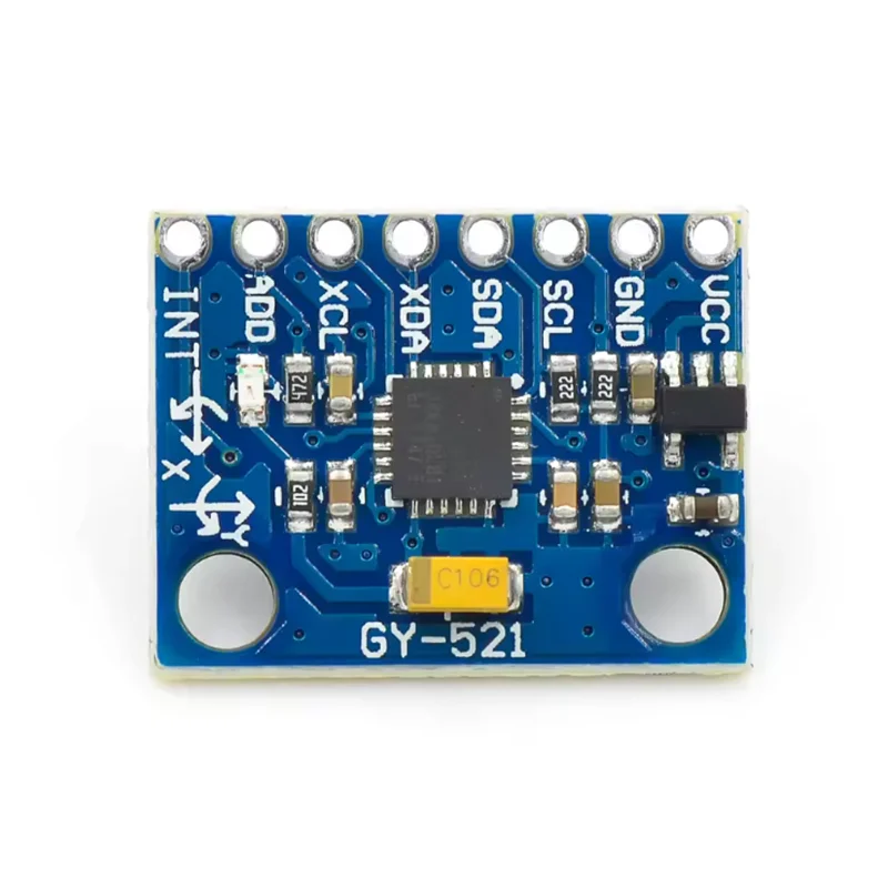 Module GY-521 MPU-6050 MPU6050, capteurs gyroscopiques analogiques à 3 axes + Module accéléromètre à 3 axes