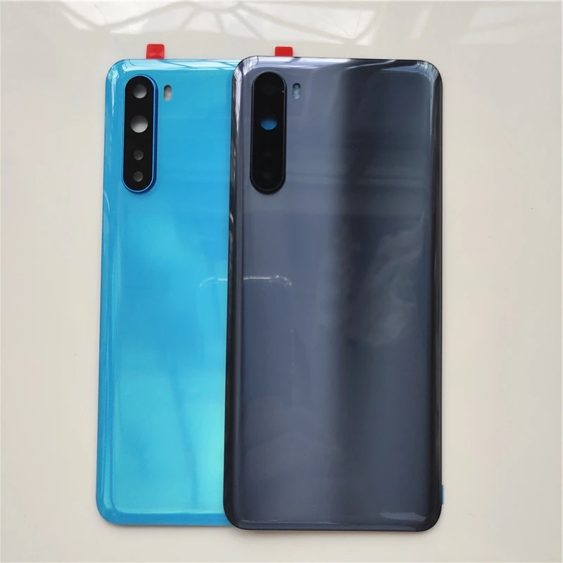 

New For OnePlus Nord Back Battery Cover Door Rear Glass For One plus Nord 5G Battery Cover Housing Case With Camera Lens