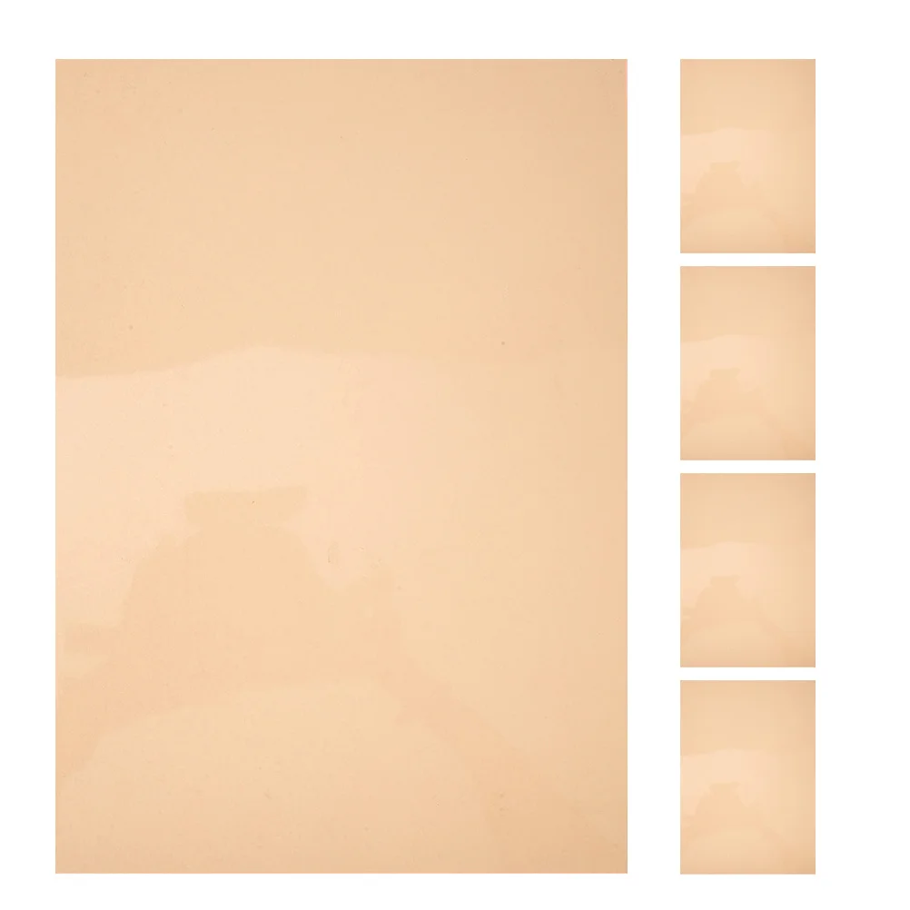 

5 Sheets Transparent PVC Film for Light Diffusion Color Correction Filter Sheets for Flash and LED Lighting Light Diffuser Sheet