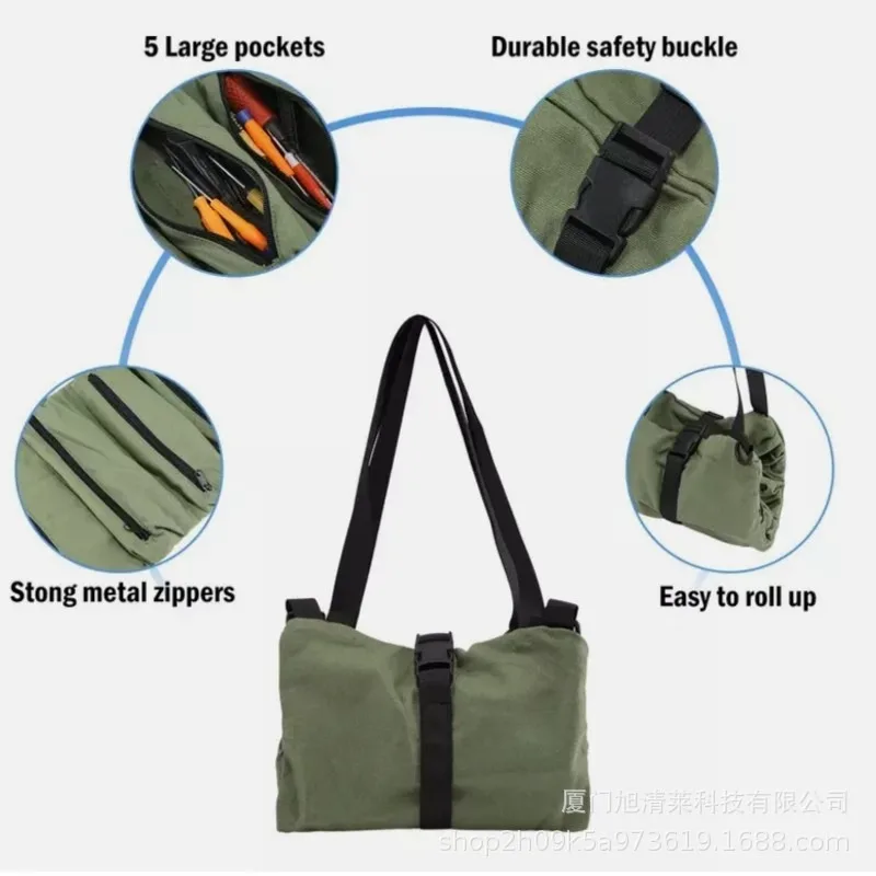 المحمولة أكسفورد تخزين ملابس حقيبة أدوات متعددة الأغراض نشمر حقيبة يد السيارات السيارات دراجة نارية قماش أداة مفتاح الربط المنظم دلو