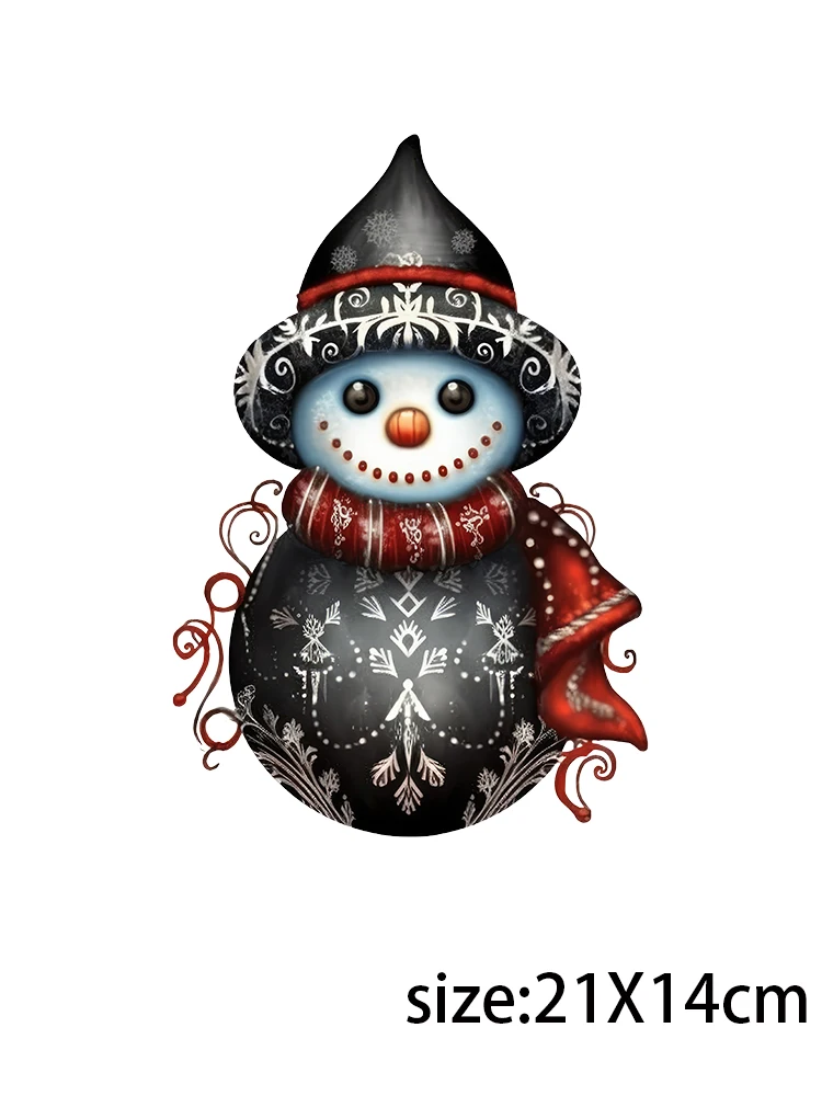 LETOP 1PCS 20oz Snowman Uv Dtf Mixed Stickers Cup Wrap Sticker Transparent Stickers For Bottle