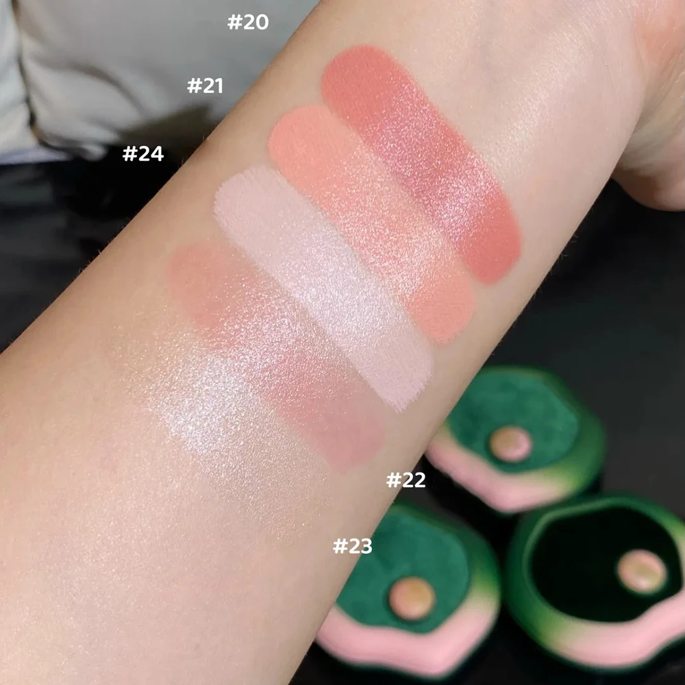 Baume Polyvalent Girlcult Blush Enlumineur Rouge à Lèvres Ombre à Paupières Éclat Naturel Waterproof