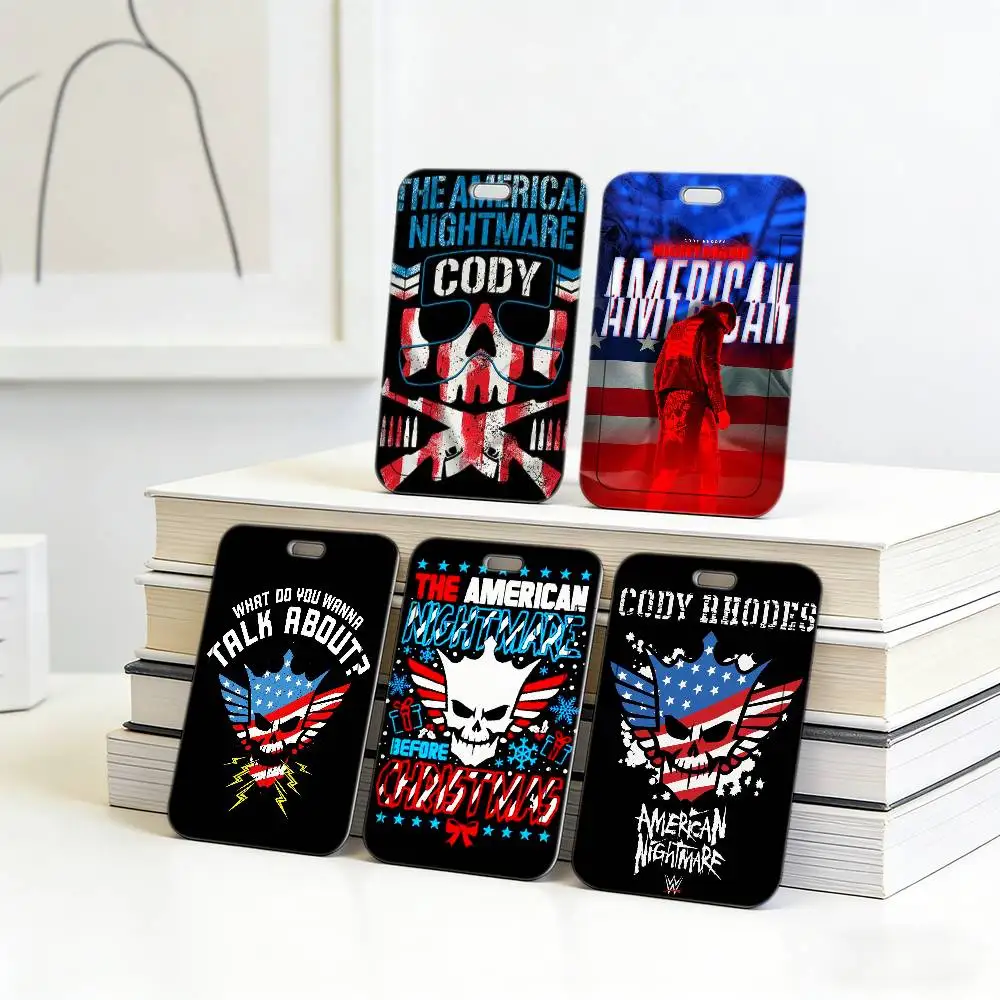 

Ремешок для ключей American Nightmare C-Cody Rhodes с держателем для ID-карты, бейджем сотрудника и чехлом для рабочего разрешения на работу в офисе