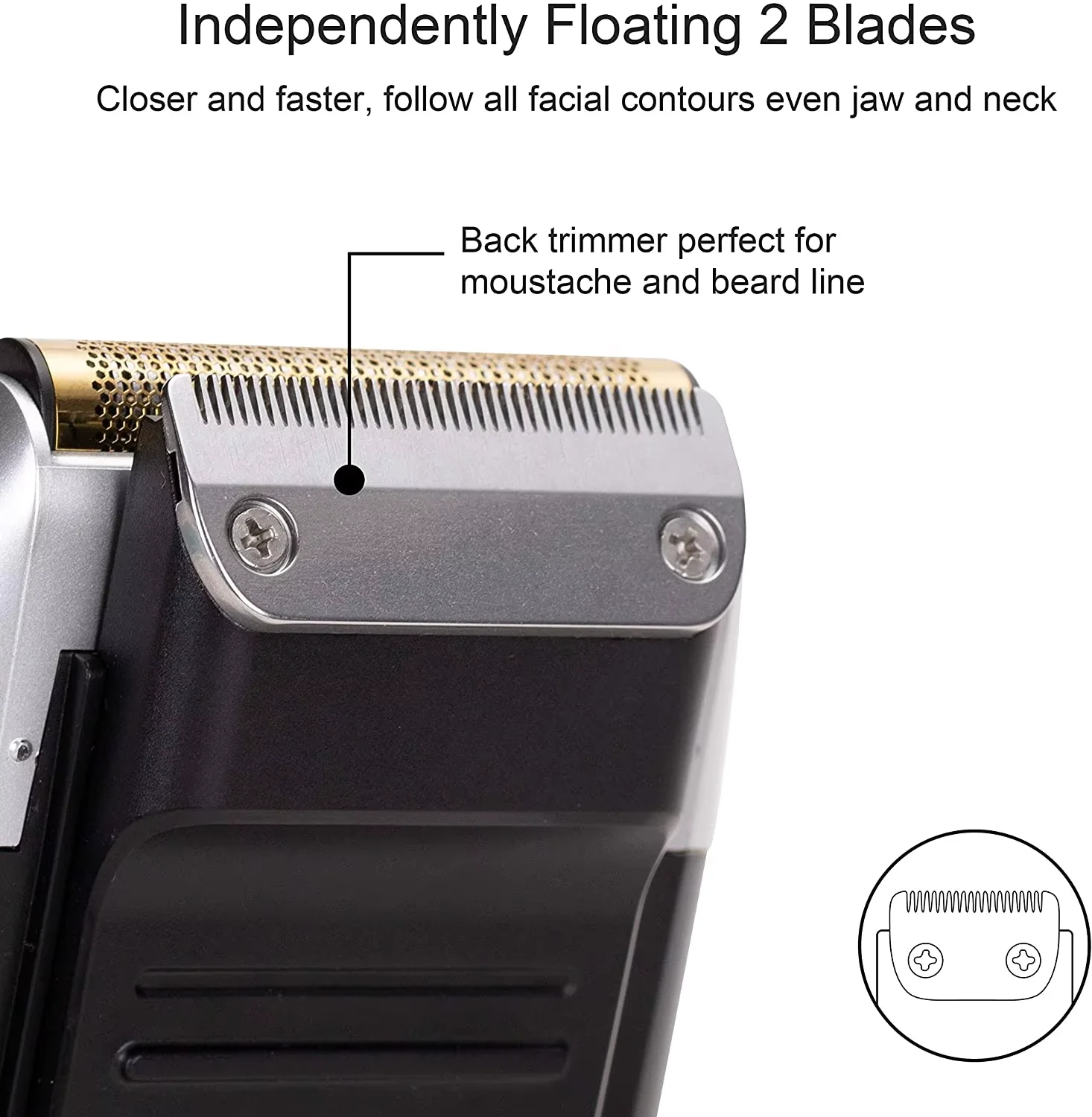 Kemei Original Electric Shaver Rechargeable Powerful Floating Razor Balds Head Shaving Machine for Men KM-2026 KM-2027