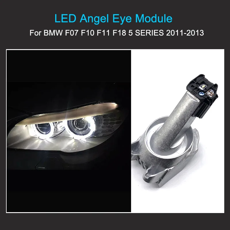 1 Pair LED Angel Eyes Module for BMW F07 F10 F11 F18 2011 2012 2013 Plug and Play LED Angel Eyes Ring Light Modules 63127262731