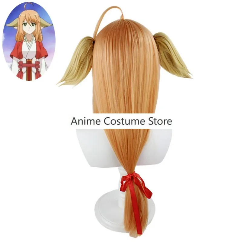 Tushan Honghong disfraz de Cosplay de dibujos animados de Anime, disfraz de Cosplay de espíritu Zorro, Matchmaker, Demon Little, peluca con orejas, uniforme rojo, traje de juego de rol de Halloween