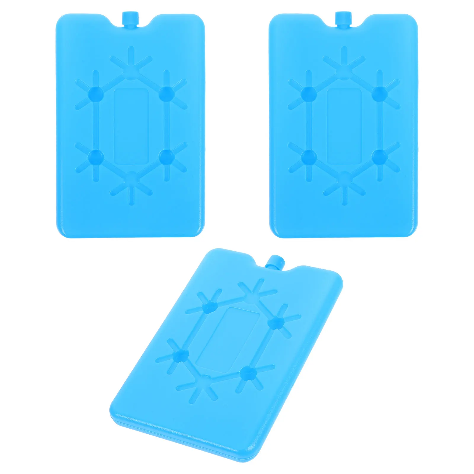 

3Pcs Ice Crystal Boxes Reusable Ice Packs Compact Design Leakproof Cooler Pack for Lunch Storage Outdoor Picnics Food Freshness