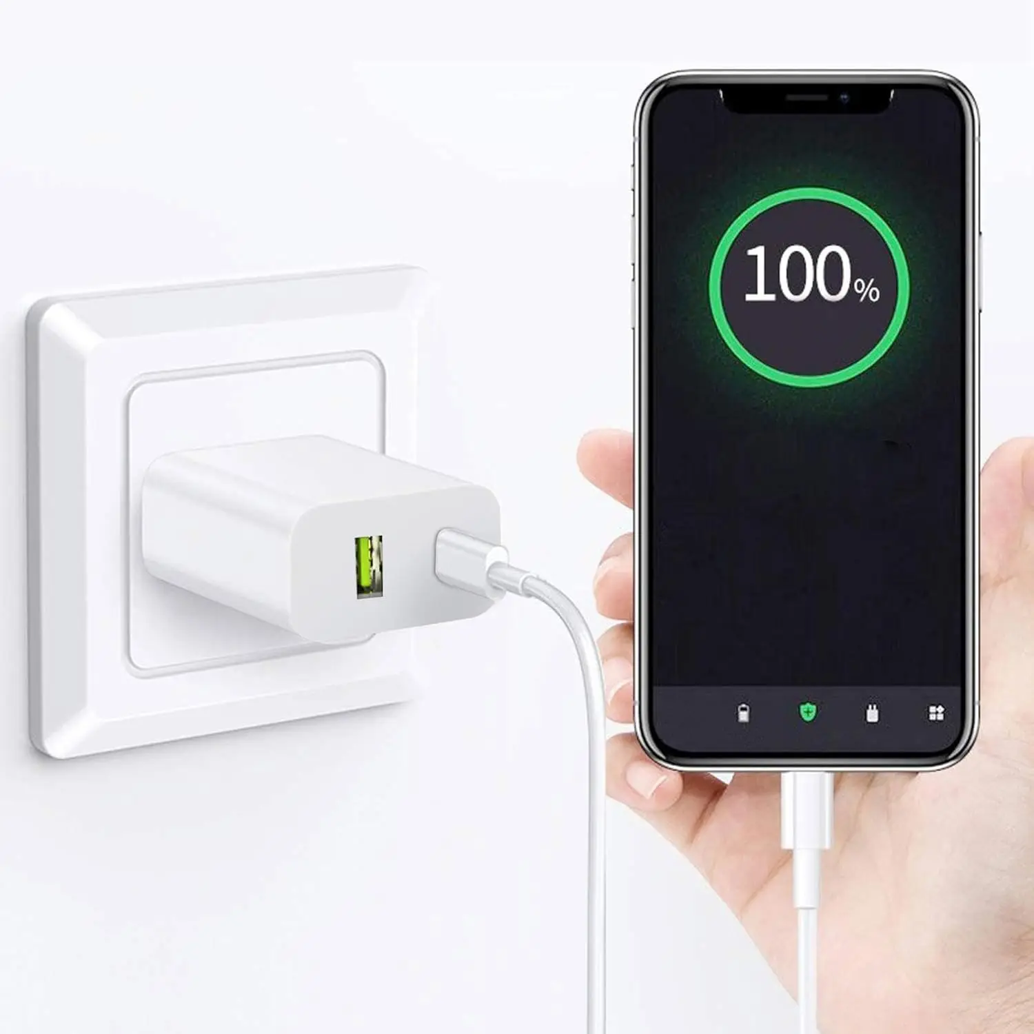 5V USB C Wall Charger Block 20W Dual Port PD Power Type C Charging Plug For iPhone iPad Samsung Galaxy Xiaomi Fast Charger - náhled 4