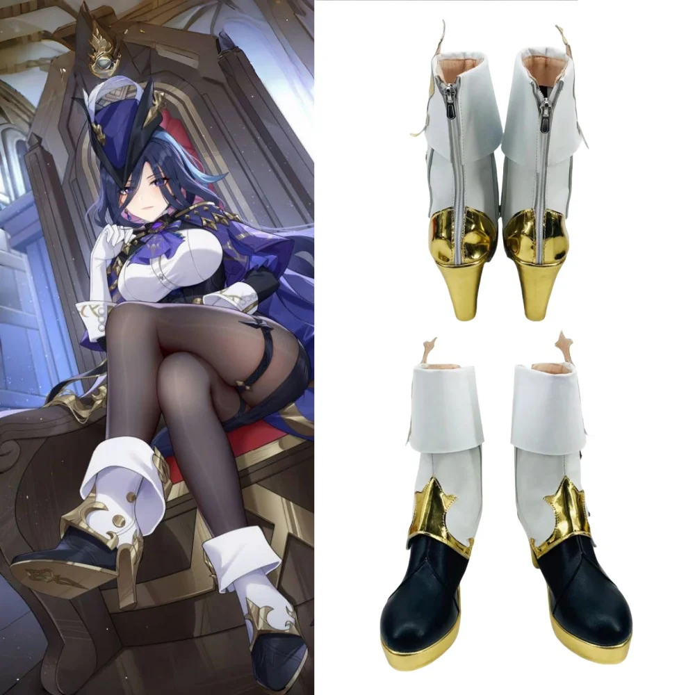 

Clorinde Shoes Cosplay Game Genshin Impact Role Play Clorinde High Heels Cosplay Shoes Prop