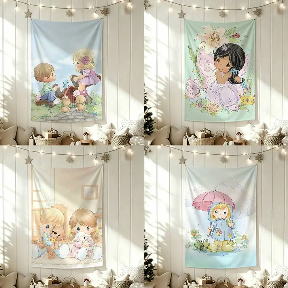 P-Precious M-Moments Funny Flags for Bedrooms Home Decor Items Outdoor Decors Garage Decoration Flaga