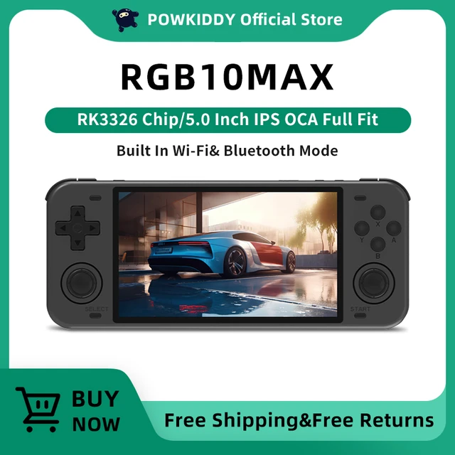 POWKIDDY RGB10max Retro Open Source System Handheld Game Console RK3326  RGB10 MAX 5-Inch IPS Screen 3D Rocker Children's Gift - AliExpress 44