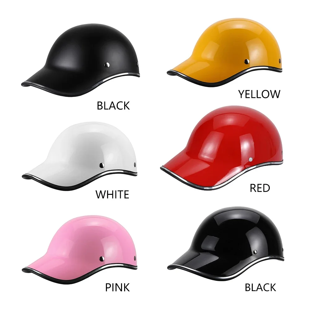 Fashion Adult Electric Bicycle Helmets Extended Brim Baseball Hat Style Cycling Helmet Impact Resistance Cycling Equipment