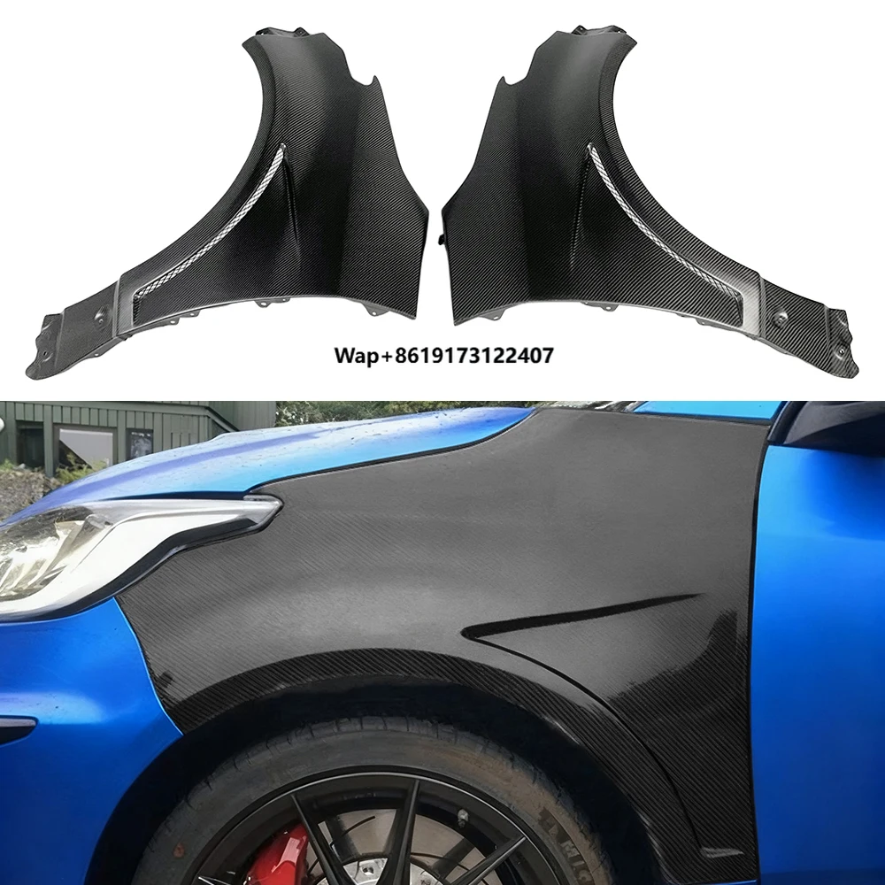 

High-Quality Matte Carbon Fiber Side Fenders for GR YARIS GXPA16 Bodykit