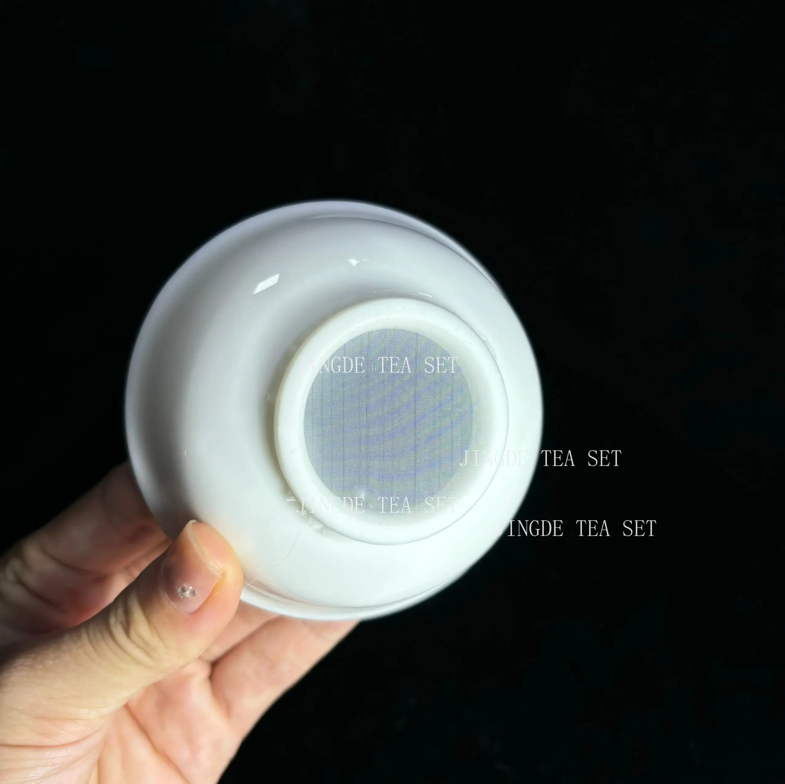 Household Ceramic Tea Strainer White Porcelain Tea Filter Supplies Chinese Teaware Accessories Creative Tea Table Decoration