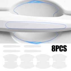 Universal Invisible Car Door Bowl Handle Protector Stickers Clear Anti-Scratch Anti-Collision Waterproof Auto Exterior Decor Dec