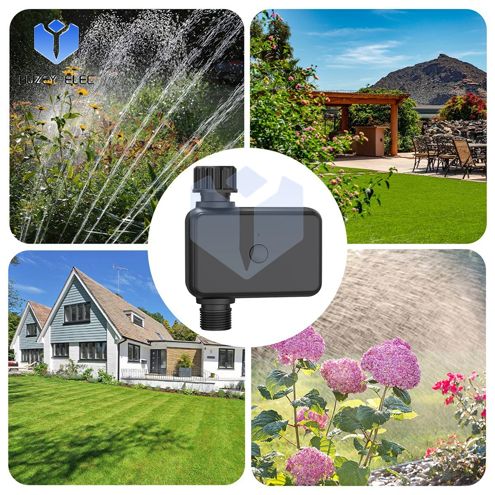 

Автоматический водяной клапан, умная система орошения, переключатель управления ирригацией с таймером, контроллер автоматического орошения для двора и газона для Tuya