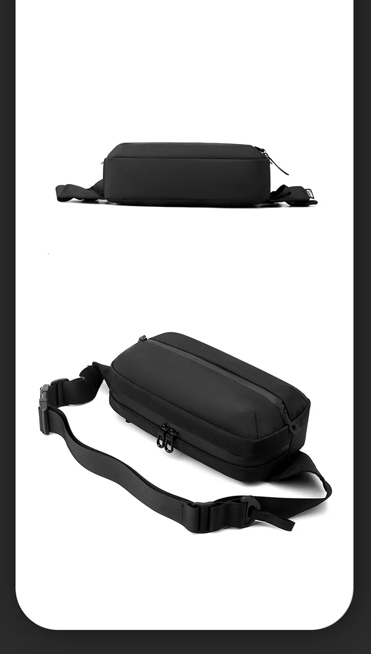 New Men's Multifunctional Chest Bag, Outdoor Sports Waist Bag, Trendy Multifunctional Single Shoulder Crossbody Bag, Men's Bag
