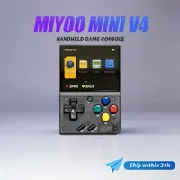 MIYOO Mini V4 Consoles Handheld Game Players 2.8'' IPS Screen Linux System Portable Video Game 2000mAh Retro Game Console PSP