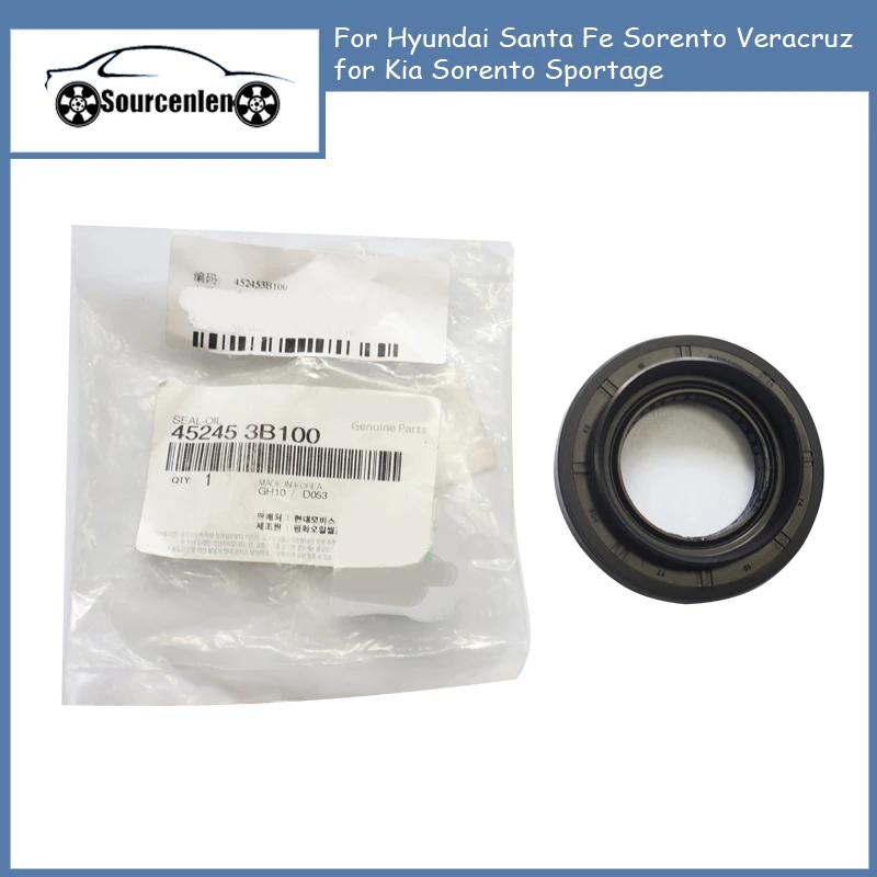 452453B100 Auto Trans Output Shaft Seal for Hyundai Santa Fe Sorento Veracruz for Kia Sorento Sportage 45245-3B100