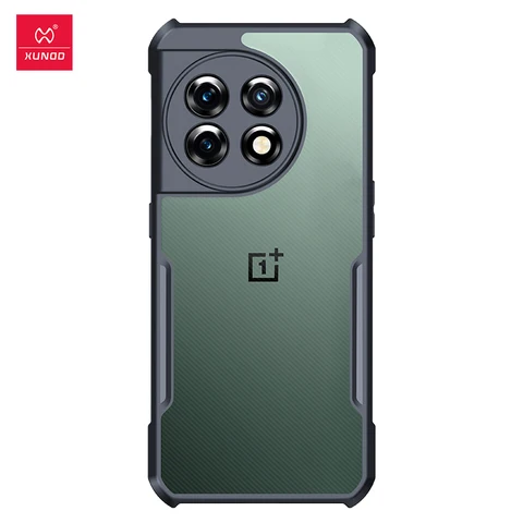 Dla Oneplus 11 10 Pro 12 Case,Xundd wstrząsoodporny Bakc przezroczysty ochronny zderzak smukłe etui poduszki powietrznej dla Oneplus 11 12 11R Case