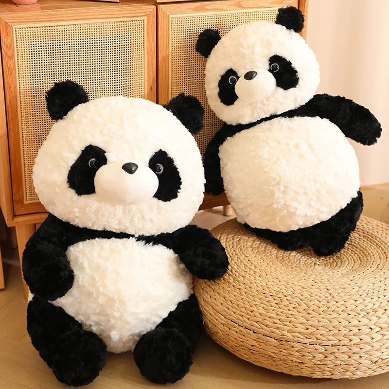 25-70cm Cute Big Panda Doll Plush Toy Animals Throw Pillow Kids Birthday Christmas Gifts Cartoon Toys Big Pillow On The Bed