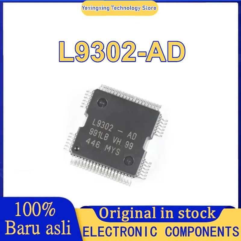 

Новый оригинальный L9302-AD L9302AD L9302 LQFP64 9302 Автомобильный микросхема Mobil IC Otomotif Chip Jaminan Kualitas