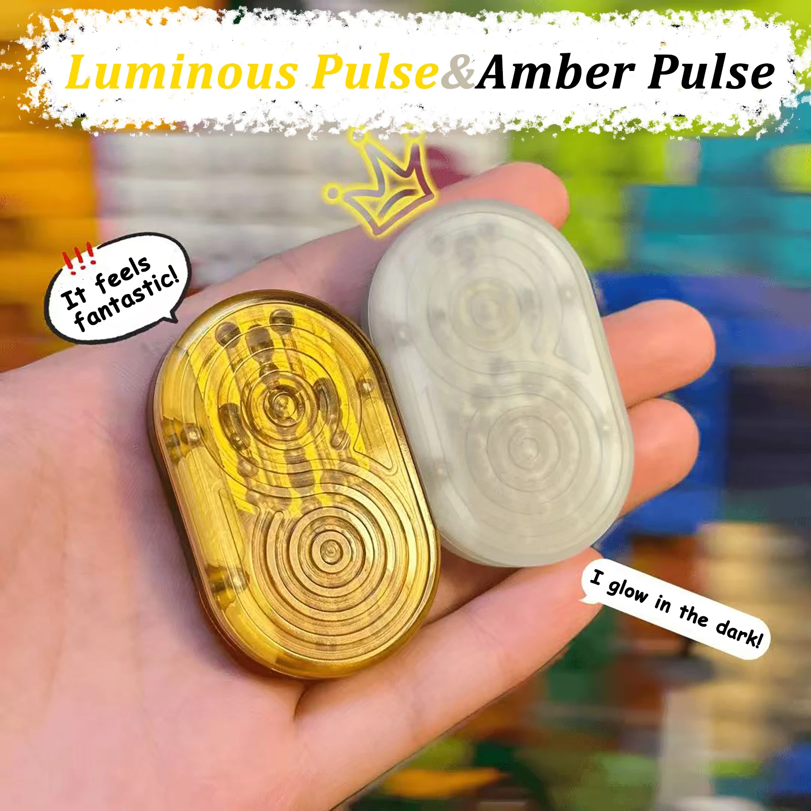 EDC – carte coulissante à impulsion mécanique, Push Fidget Spinner, rotateur, équipement, Gadget, soulagement du Stress, Anti-anxiété, cadeau pour garçon