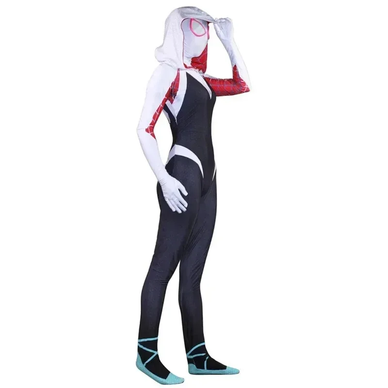 

AA wat Cafele Stacy Spider Gwen костюмы для косплея для женщин детские комбинезоны Хэллоуин реквизит костюм Detach2025 новый