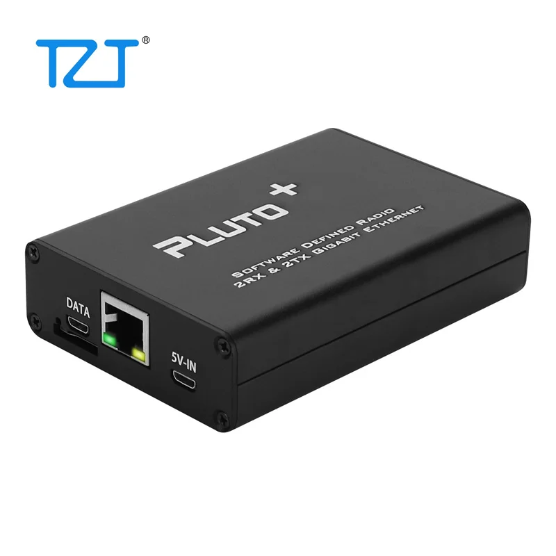 Imagem -02 - Tzt Pluto Mais Transceptor de Rádio Rádio Definido por Software para Gigabit Ethernet Cartão Micro sd Sdr Ad9363 2t2r 70mhz6ghz